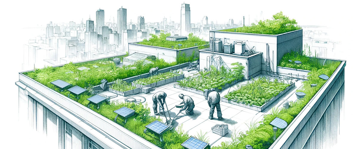 Mantenimiento y cuidado de cubiertas vegetales.